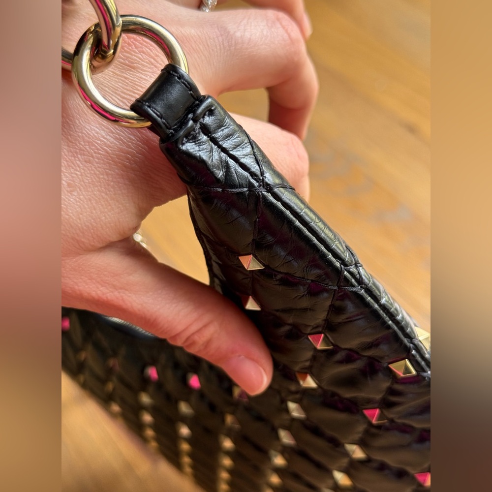 Valentino rockstud spike leather hobo. Small. - Picture 5 of 15